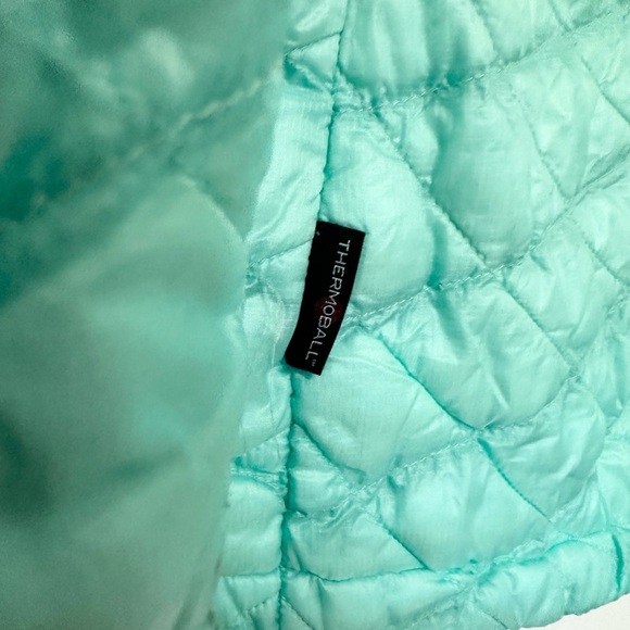 The North Face womens thermoball turquoise blue purple quilted coat jacket SP - Picture 9 of 9